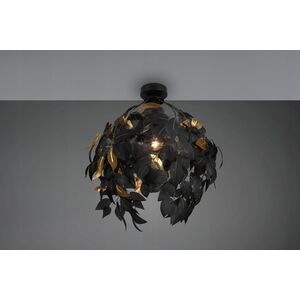 Lampa sufitowa DELIGHT Trio Rl Leavy R60461032 plafon lampa sufitowa 1x28W E27 czarny 13849619 4017807522594