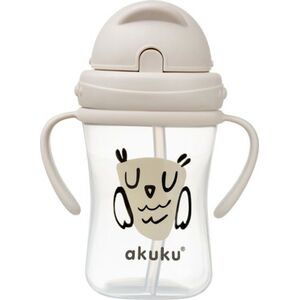 Akuku A0204 BIDON Z CHOWANĄ SŁOMKĄ SOWA