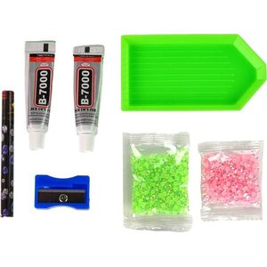 LeanToys Zestaw DIY Diamentowy Renifer DIY Kryształki Brelok 3D Zielony 13874623 5905323212497