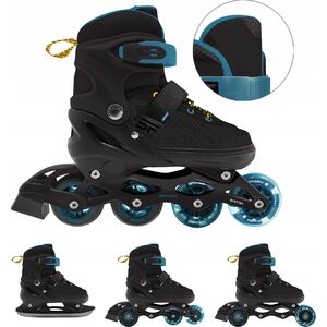 Rolki Spokey Łyżworolki regulowane dziecięce 4w1 Spokey QUATTRO 13892966 5905339434333