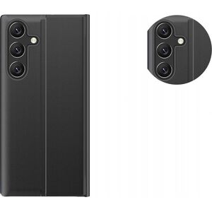 Hurtel Etui New Sleep View Case z klapką i podstawką na Samsung Galaxy A35 - czarne 13907687 5907769360749