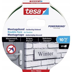 Tesa tesa Montageband Mauerwerk&Stein 10kg 5m x 19mm 13912643 4042448340351