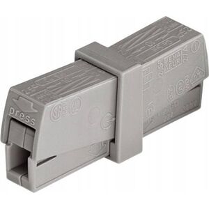 Zacisk instalacyjny oświetleniowy dwustronny 0,5x2,5 Wago 224-201 13929112 4044918818407