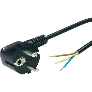 Plastrol Przewód przyłączeniowy Plast-Rol W-97186 5m 3x1,5mm wtyczka nierozbieralna 16A UNI-SCHUCKO czarny 13929356 5902273401933