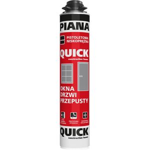 Soudal Pianka piana niskoprężna pistoletowa 750 ml FISCHER 13929424 5907589371536