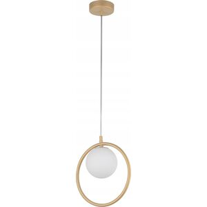 Lampa wisząca Sigma Aqua 33409 lampa wisząca zwis 1x12W G9 złoty beż/biała 13931341 5905143280034