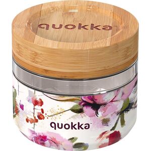 Quokka Quokka Deli Food Jar - Pojemnik szklany na żywność / lunchbox 500 ml (Dark Flowers) 13938952 8412497401215