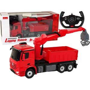 Mercedes Ciężarówka z Chwytakiem Mercedes Rastar Czerwona 13939437 5905515356626