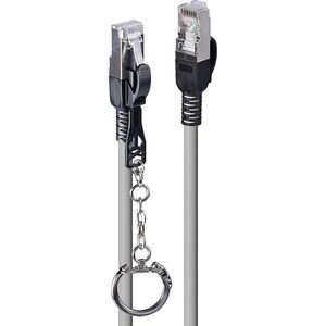 Lindy LINDY Patchkabel Cat.6A S/FTP grau 20m verriegelbar 13940210 4002888476096