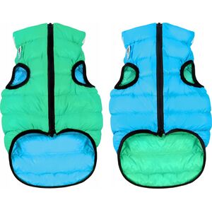 DOGGY XS 25 KURTKA LUMI ODBLASKOWA JASNOZIELONA + NIEBIESKA 13940781 5902414550551