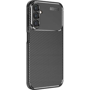 Partner Tele.com Futerał CARBON PREMIUM do SAMSUNG A14 5G / A14 4G czarny 13950533 5903396194979
