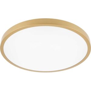 Lampa sufitowa GTV Gtv Atol LD-ATOL32W-NW-40 plafon lampa sufitowa 1x32W 2560lm 4000K IP54 złota 13955341 5902801350207