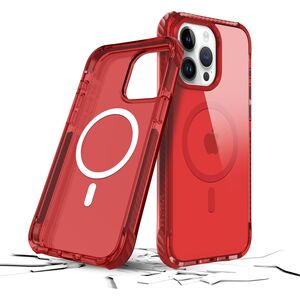 Apple Etui z MagSafe Prodigee Safetee Flow + Mag do iPhone 15 Pro Max rubinowe - Gwarancja bezpieczeństwa. Proste raty. Bezpłatna wysyłka od 170 zł. 13965841 810023955030