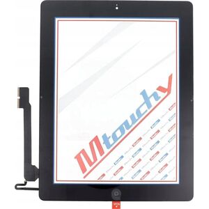 Samsung MUSTTBY Ekran dotykowy + taśma klejąca + Home do iPAD 4 (czarny) 13989960 5903396320040