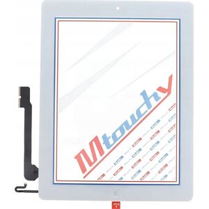 Samsung MUSTTBY Ekran dotykowy + taśma klejąca + Home do iPAD 4 (biały) 13989968 5903396320033
