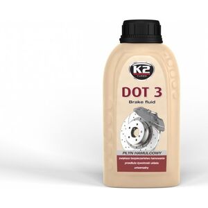 K2 K2 PŁYN HAMULCOWY DOT3 Z CERTYFIKATEM. DOT 3 0,25 250ML 14006693 5906534014405