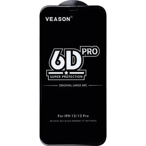 TelForceOne Szkło Hartowane 6D Pro Veason Glass - do Iphone 12 / 12 Pro czarny 14034412 5903396162756
