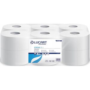 Karen Lucart Strong 19 J - Papier toaletowy jumbo, 2 warstwy, 130 m, celuloza — 12 rolek 14034637 5998797581312