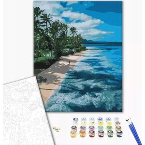 Twoje Hobby Malowanie po numerach BRUSHME, 40x50 cm, nasyp rajski, 1 szt. 14042719 5901498127710