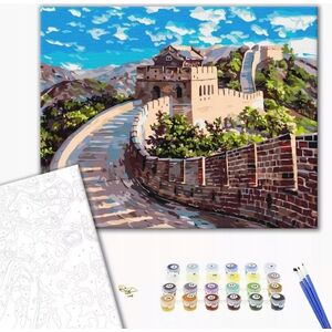Twoje Hobby Malowanie po numerach BRUSHME, 40x50 cm, Wielki Mur Chiński, 1 szt. 14042733 5901498128281