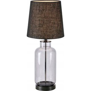Lampa stołowa Markslojd Markslojd Costero 108696 lampa stołowa lampka 1x40W E14 czarna/przezroczysta 14049525 7330024611573