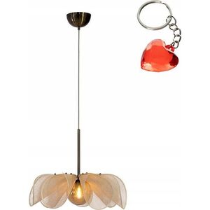 Lampa wisząca Markslojd Markslojd Styrka 108659 lampa wisząca zwis 1x40W E27 antique brass/naturalna 14049702 7330024610996