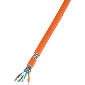 EFB EFB Infralan® Cat.7 kabel instalacyjny 100% miedź S/FTP 1000 MHz 100m pomarańcz