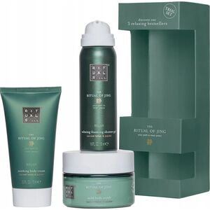 RITUALS SET (THE RITUAL OF JING FOAMING SHOWER GEL 50ML + BODY CREAM 70ML + BODY SCRUB)