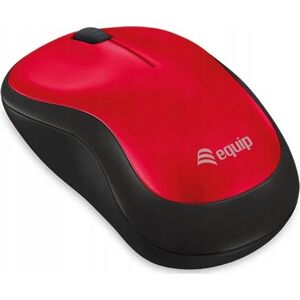 Mysz Equip Equip Optische Maus kabellos USB Comfort         R+L rot 14051349 4015867227268