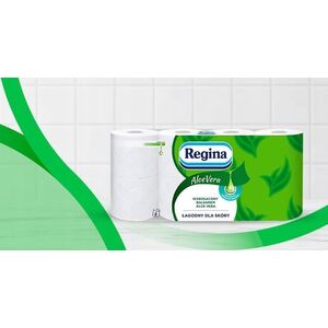 Regina Regina Aloe Vera – Papier toaletowy celuloza, 3-warstwowy - Biały 14054619 8004260499088