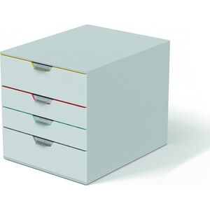 Durable DURABLE Schubladenbox VARICOLOR Mix 4 Fächer mehrfb 14055384 4005546736105