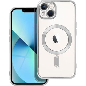 OEM Futerał ELECTRO MAG COVER kompatybilny z MagSafe do IPHONE 13 srebrny 14064308 5903396208843