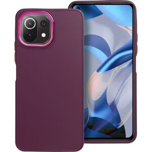 OEM Futerał FRAME do XIAOMI Mi 11 Lite 5G / Mi 11 Lite LTE ( 4G ) / Mi 11 Lite NE  fioletowy 14064388 5903396196867