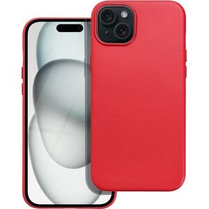 OEM Futerał LEATHER MAG COVER kompatybilny z MagSafe do IPHONE 15 Plus czerwony 14064814 5903396222733