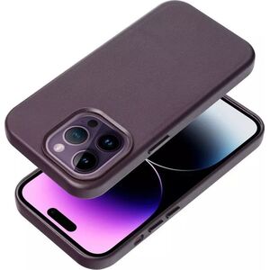 OEM Futerał LEATHER MAG COVER kompatybilny z MagSafe do IPHONE 15 Plus ciemny fioletowy 14064816 5903396222405