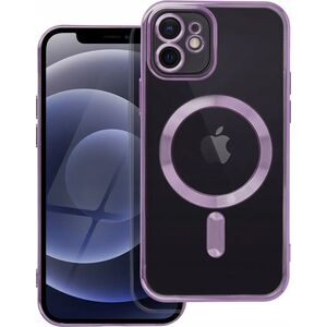OEM Futerał ELECTRO MAG COVER kompatybilny z MagSafe do IPHONE 12 fioletowy 14065024 5903396208690