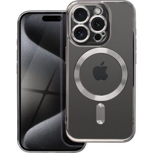 OEM Futerał ELECTRO MAG COVER kompatybilny z MagSafe do IPHONE 15 Pro tytanowy szary 14065123 5903396229015