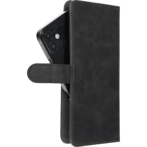 OEM Kabura uniwersalna COMMON Book rozmiar XL do SAMSUNG A12 /  A13 4G / A34 5G / A02s / XIAOMI Redmi 12 4G / 12C / NOTE 12 4G / 12 PRO 5G OPPO A53s / A72 / A92 czarna 14065260 5903396224188