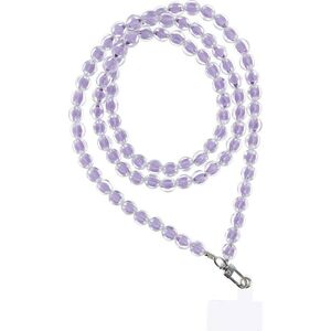 OEM Zawieszka COLORFUL do telefonu / długość sznura 120cm (60cm w pętli) / na szyję - fioletowy 14067955 5903396217869