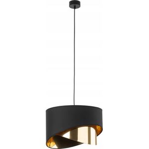 Lampa wisząca TKKRYWULT TK Lighting Grant 4823 lampa wisząca zwis 1x15W E27 czarna/złota 14078192 5901780548230