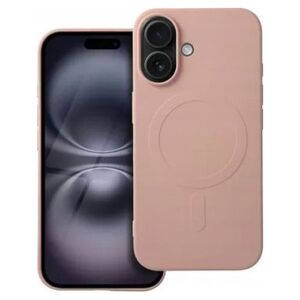 OEM Futerał SILICONE MAG COVER (big hole) kompatybilny z MagSafe do IPHONE 16 różowy 14078990 5903396304019