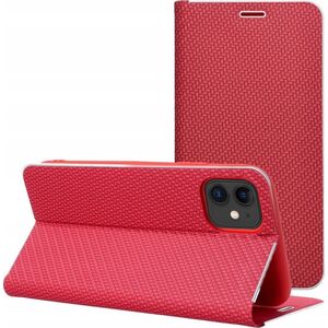 OEM Kabura LUNA Book Carbon do IPHONE 16 Pro czerwony 14079025 5903396308581