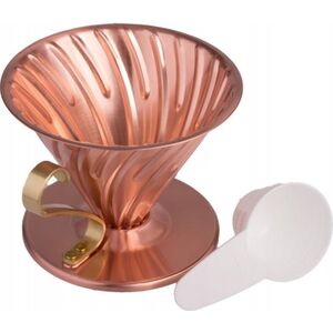 Hario Hario metalowy Drip V60-02 miedziany-złoty 14082875 4977642730557