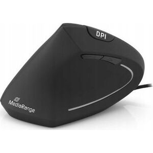 Mysz MediaRange MediaRange Maus USB 2.0 Vertical Linkshänder, schwarz 14084619 4260664870418