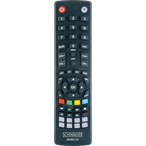Pilot RTV Schwaiger Schwaiger Universalfernbed.  8 in 1 vorprammiert schwarz 14084635 4004005032864