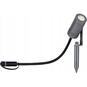 Paulmann Reflektor ogrodowy Plug & Shine RADIX LED 6W 600lm 3000K IP65 24V szary / aluminium 14084946 4000870943687