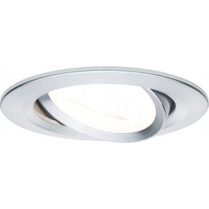 Paulmann Oprawa do wbudowania NOVA  LED DIM wychylna GU10 max.35W 84mm 230V aluminium / auluminium 14085362 4000870936405