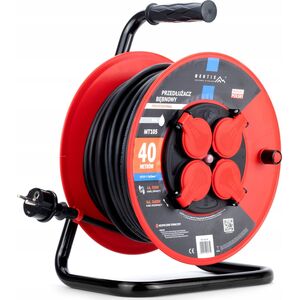 Montis Przedłużacz bębnowy PROFESSIONAL MT105-40 4x2p+Z IP44 16A 3680W 3x1,5 40m Montis czarny 14089755 5901811405754