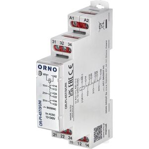 Orno Przekaźnik instalacyjny 3P 8A ,12-230 VUC 14090192 5904988905027