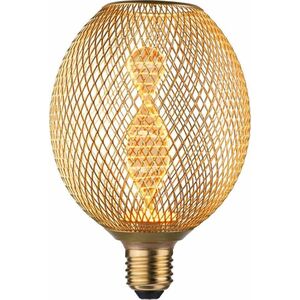 Paulmann Źródło światła LED METALLIC GLOW GLOB mosiądz Helix E27 3,5W 130lm 1800K 230V 14090344 4000870290880